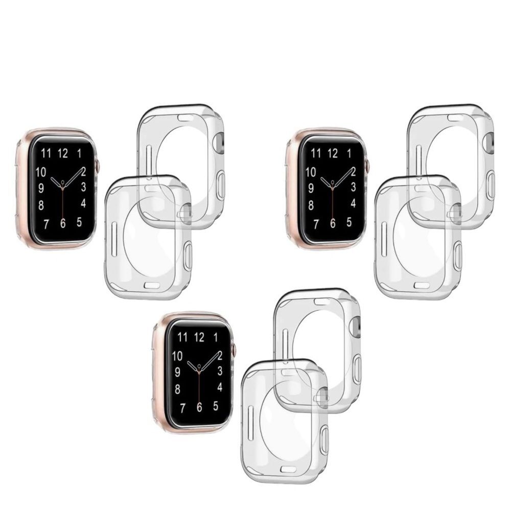 Apple Watch Case Transparent Clear Cover Watch 6 Pk 5 6 7 Series 45mm 6 OrB3